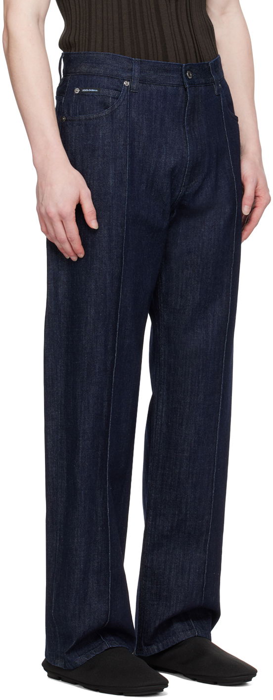 Jeans Dolce & Gabbana Seamed Jeans Blå | GWVNXD G8KG6, 1