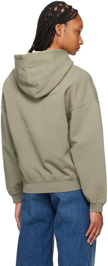 Sweatshirt Anine Bing ANINE BING Women's Harvey Sport Logo Hoodie Grøn | S-08-5185-310, 2