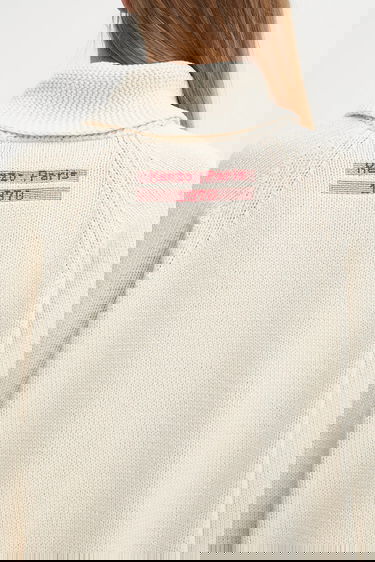 Sweater KENZO City Landmark Graphic Zipped Wool Cardigan Hvid | FF65CA7453CF, 4