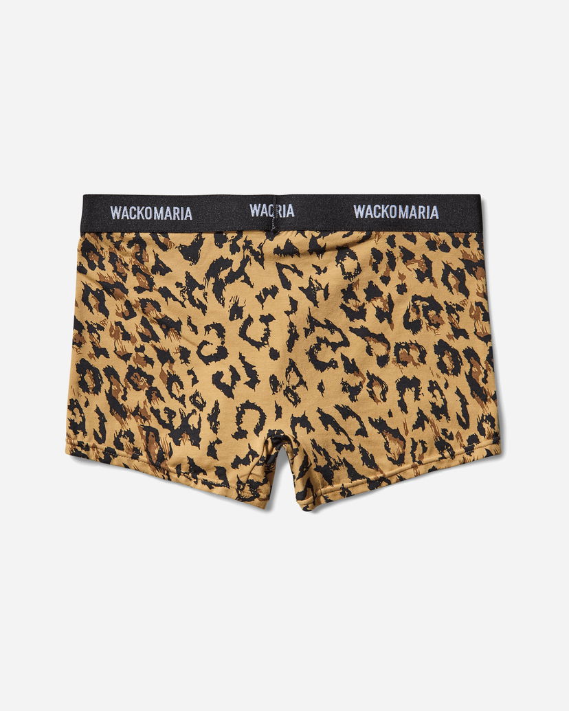 Boksere WACKO MARIA Wacko Maria Leopard Boxer Briefs Brun | WMGP-BR12 BEIGE