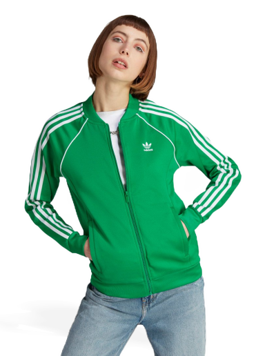 Jakke adidas Originals Adicolor Classics SST Track Top Grøn | IK4030