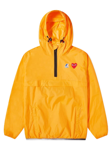 Vindjakke Comme des Garçons K-Way x Half Zip Packable Jacket Orange | P1J502-1