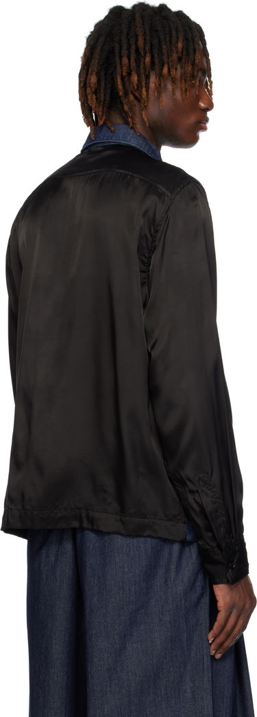 Skjorte Dries Van Noten Dries Van Noten Zip Denim Shirt Blå | 251-020725-1553, 2
