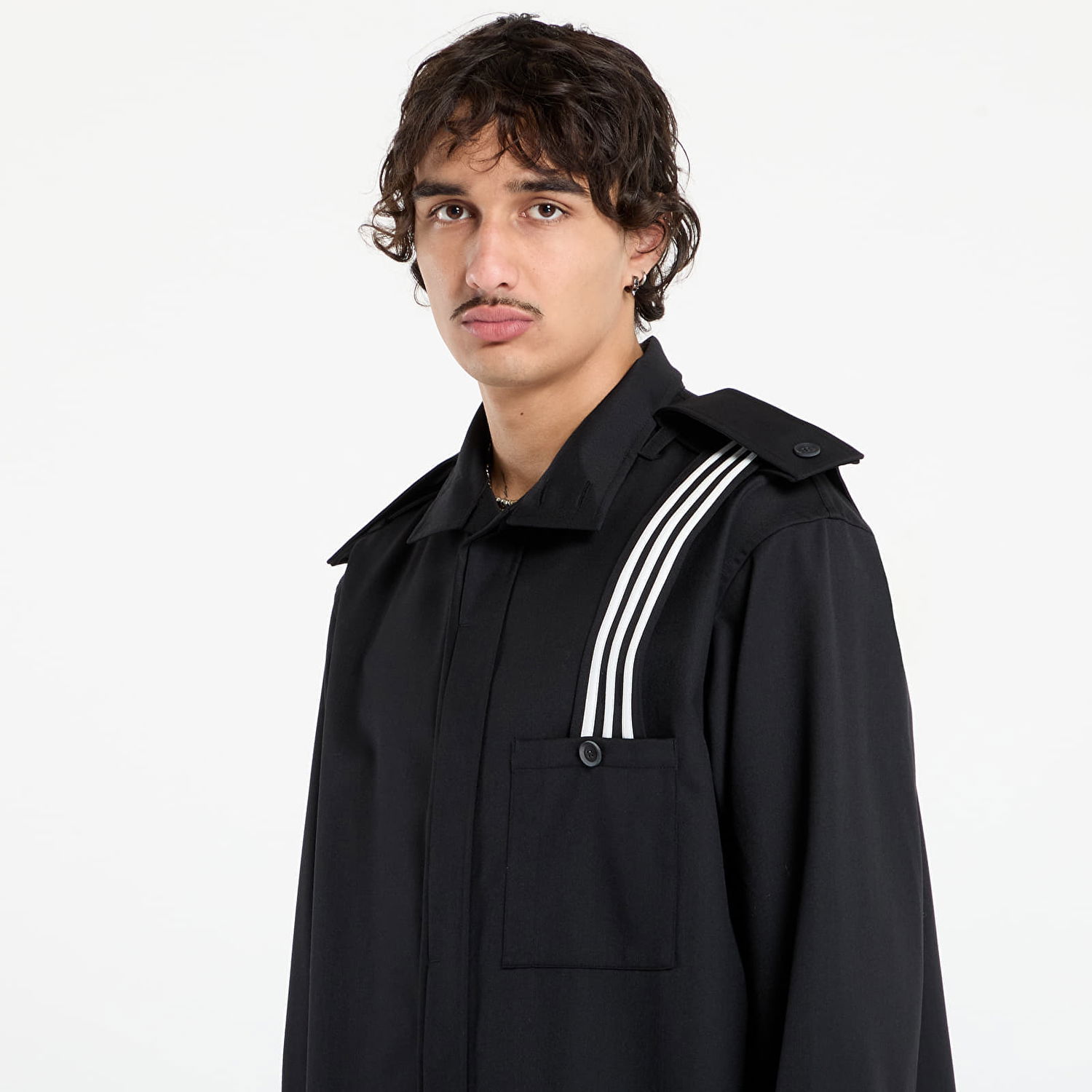 Skjorte Y-3 Y-3 Rw Overshirt Sort | JX7295, 1