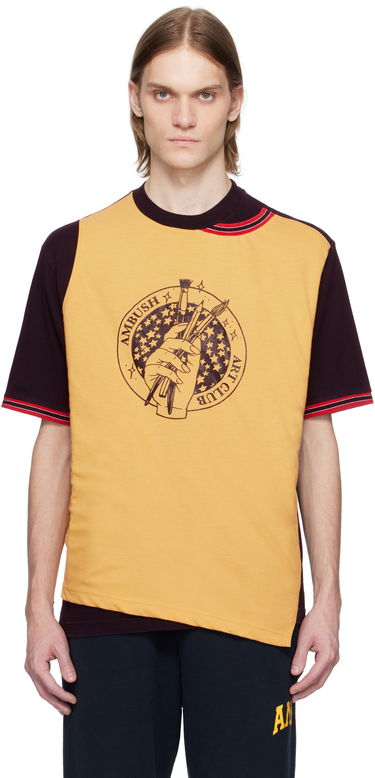 T-shirt Ambush AMBUSH Front Layered T-Shirt Gul | 12115324, 0