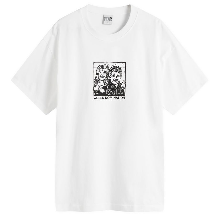 T-shirt Polar Skate Co. Polar Skate Co. World Domination T-Shirt, Large Hvid | PSC-SP25-27