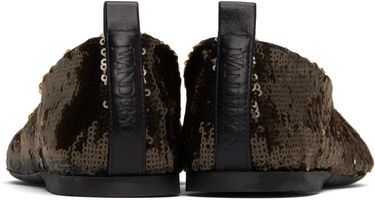 Tøj JW Anderson JW Anderson All-Over Sequin Ballerina Flats Brun | BL0034-FA0424, 1
