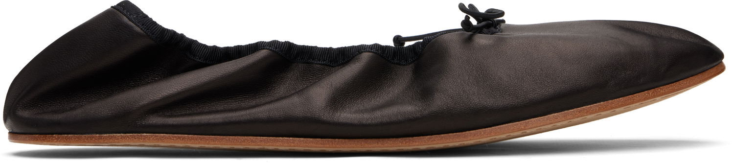 Sneakers og sko The Row The Row Round Ballerina Flats Sort | F1637-N66, 0