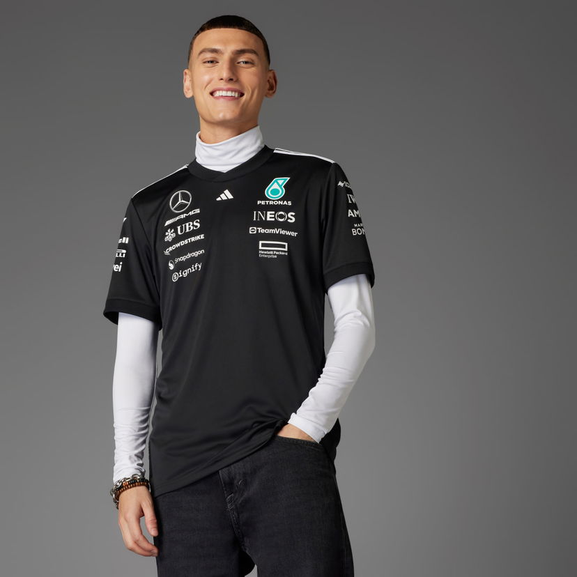 T-shirt adidas Performance Mercedes-AMG Petronas Formula One Team Driver T-Shirt Sort | JW5361