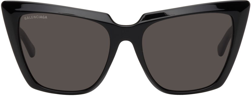 Solbriller Balenciaga Black Cat-Eye Sort | BB0046S-001