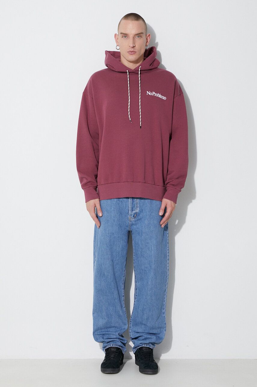 Sweatshirt Aries Hoodie With Print Lilla | FUAR20017, 1