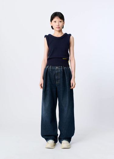 Jeans AXEL ARIGATO Rumor Pleated Wide-Leg Jeans Blå | A3469002, 4