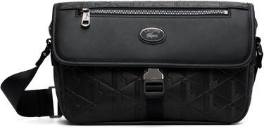 Skuldertaske Lacoste Lacoste Nomogramme S Flap Bag Sort | NH5062MR_000, 0