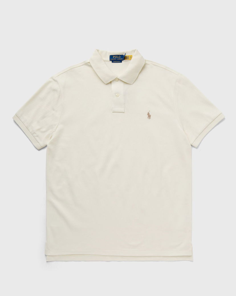 Polo skjorte Polo by Ralph Lauren SSKCCMSLM1-SHORT SLEEVE-KNIT Beige | 710680784372