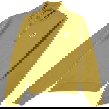 Sweater Moncler Badge Logo Quarter Zip Crewneck Grøn | 8G000-22-899V4-81O, 0