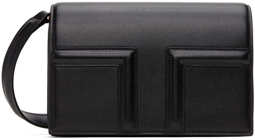 Skuldertaske TOTEME TOTEME Mini T-Flap Shoulder Bag Sort | 244-WAL0049-LE0025, 0