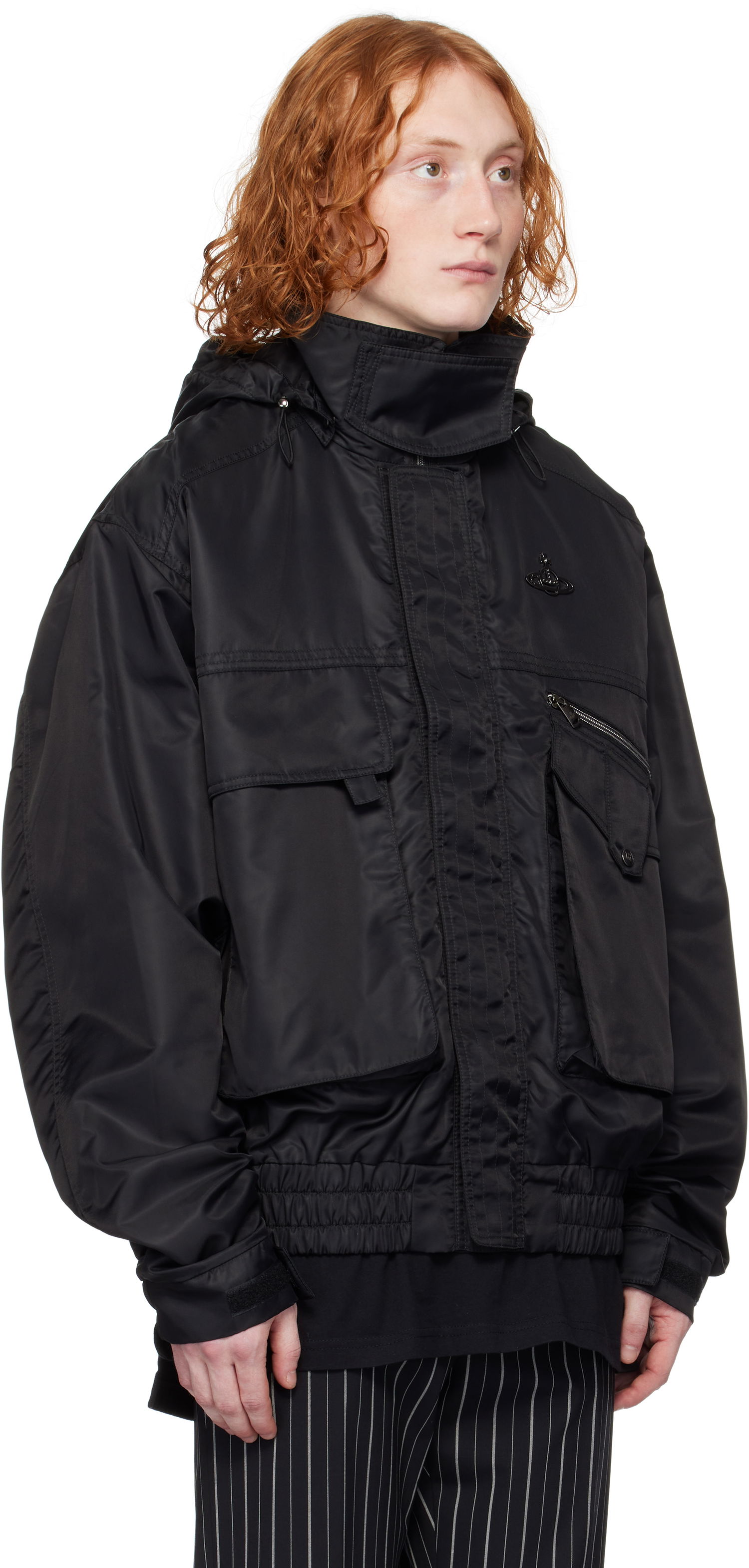 Vindjakke Vivienne Westwood Vivienne Westwood Nevada Bomber Jacket Sort | 2203000I-W00YU-, 1