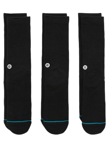 Sokker Stance Icon 3 Pack Socks Sort | M556D18ICP-BLK