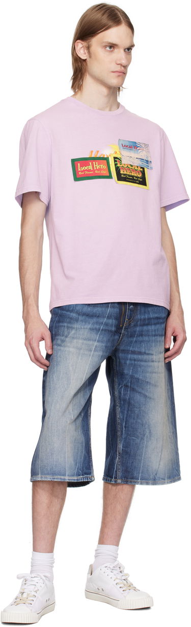 T-shirt Martine Rose Martine Rose 'Local Hero' Graphic T-Shirt Lyserød | 603JE03602F, 3