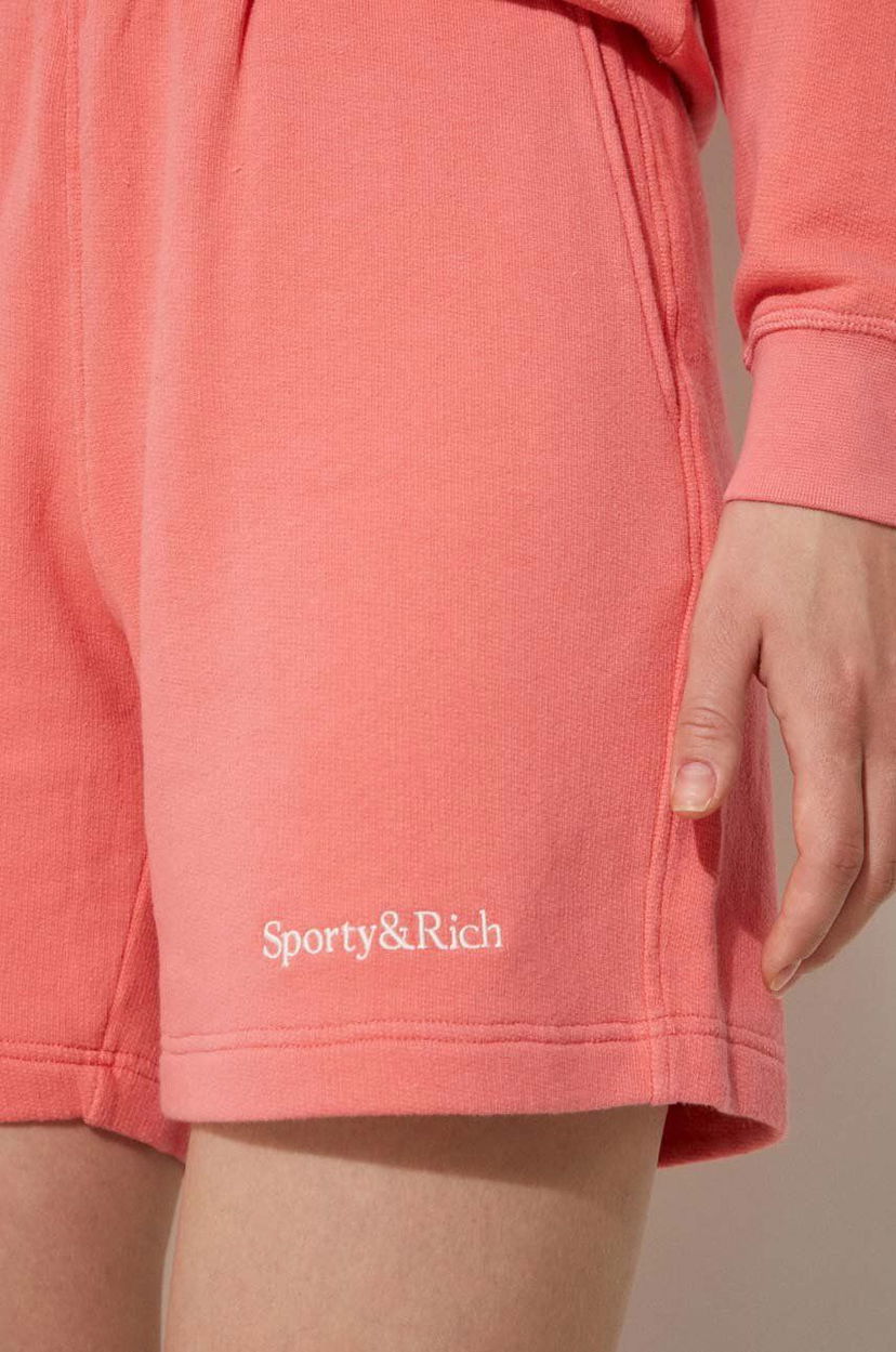Joggingbukser Sporty & Rich Sweatpants Serif Logo Soft Gym Lyserød | SH007S402SC