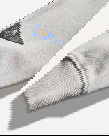 Sweatshirt KAPITAL Sweat Knit 2Tones Remake Big Sweatshirt Beige | EK-1139LCA ECRXBLACK, 4