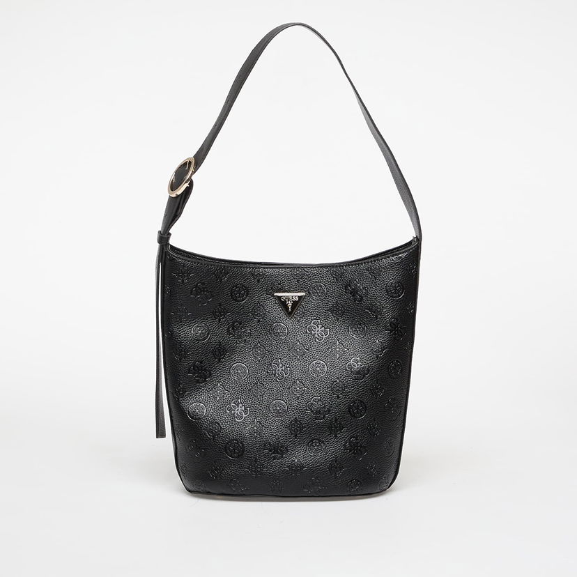Håndtaske GUESS Cresidia Ii Bucket Bag Sort | HWPD9888040-BLO