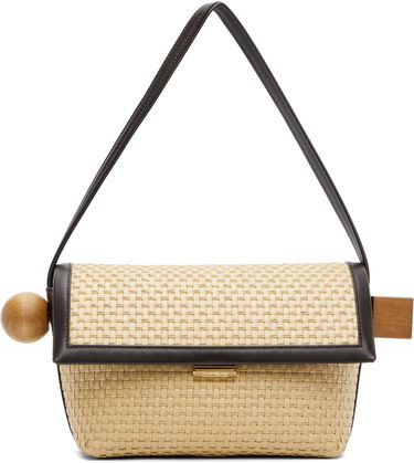 Skuldertaske Jacquemus Jacquemus La Croisière 'The Rond Carré' Shoulder Bag Beige | 25E243BA383-3239, 0