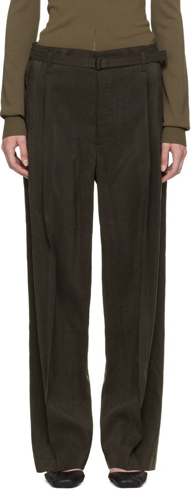 Bukser LEMAIRE Lemaire Belted Relaxed Trousers Grøn | PA1206 LF1308, 0