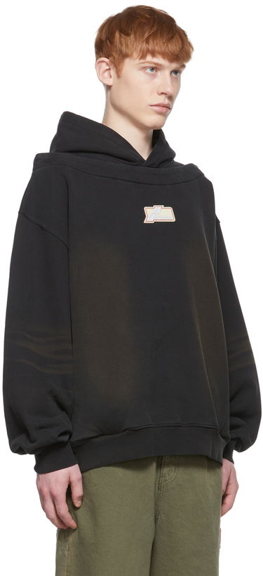 Sweatshirt We11done We11done Cotton Hoodie Sort | WD-TH1-22-509-U-BK, 1