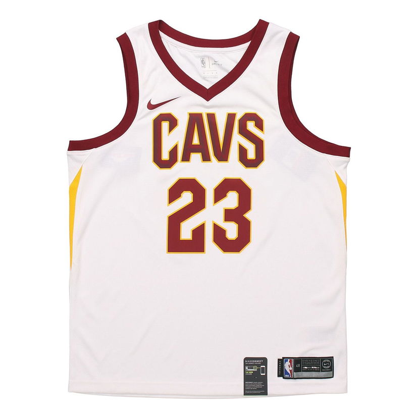 Jersey Nike LeBron James Association Edition Jersey Hvid | 864409-100