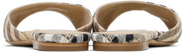 Tilbehør Burberry Burberry Check Mews Sandals Beige | 8106160, 1