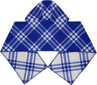 Tørklæde Burberry Burberry Hooded Scarf Blå | 8105691, 1