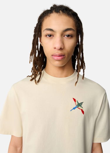 T-shirt AXEL ARIGATO Embroidered Micro Bee Bird Crewneck T-Shirt Beige | A3464001, 5