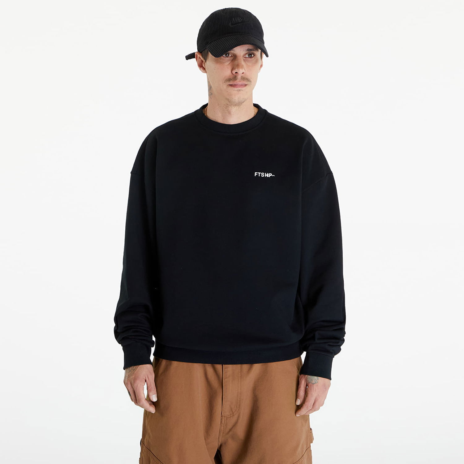 Sweatshirt Footshop FTSHP x Club De Sport Métronome Crewneck Sweatshirt Sort | FTSHP_334, 0