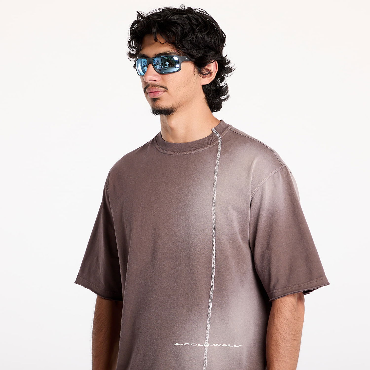 T-shirt A-COLD-WALL* Oxidise T-Shirt Brown Brun | ACWMTS202 Brown, 1