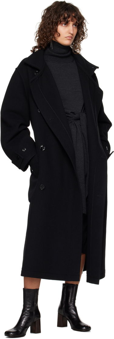 Frakker LEMAIRE Lemaire Wrap Coat Sort | CO1037 LF1116, 3