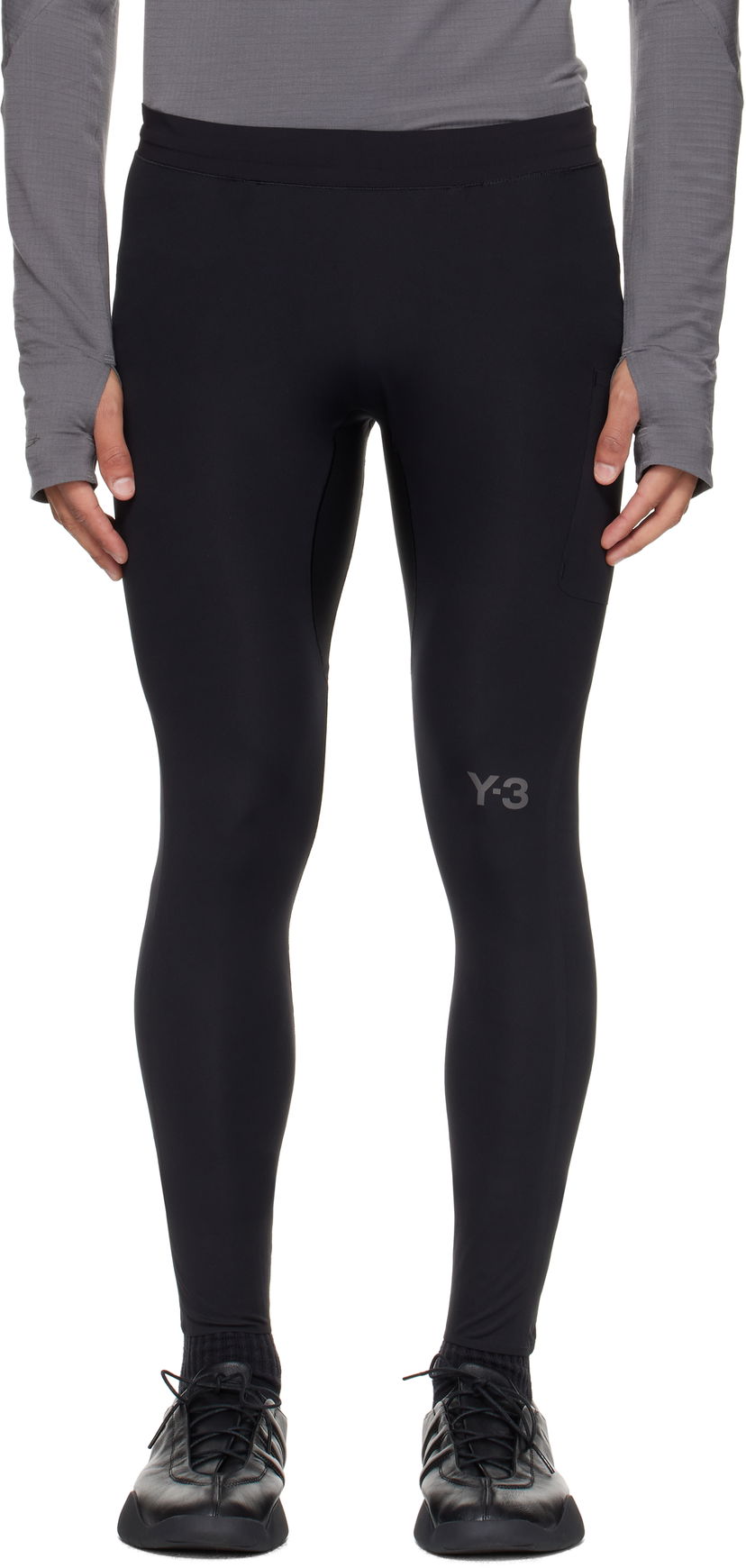 Leggings Y-3 Y-3 Running Leggings Sort | JX4805