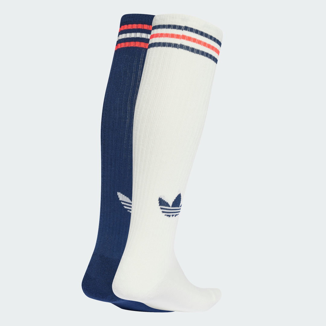 Sokker adidas Performance 3-Stripes Knee Socks - 2 Pairs Flerfarvet | JV7414, 0