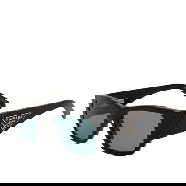 Solbriller Prada Black Petrol Green 10ZS Sunglasses Sort | 0PR-10ZS-16K40K54, 0