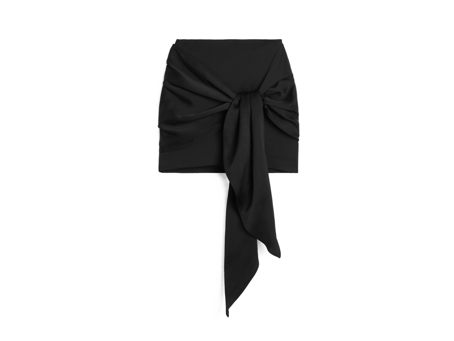 Nederdel AXEL ARIGATO Dione Tie-Front Skirt Sort | A2124001, 0