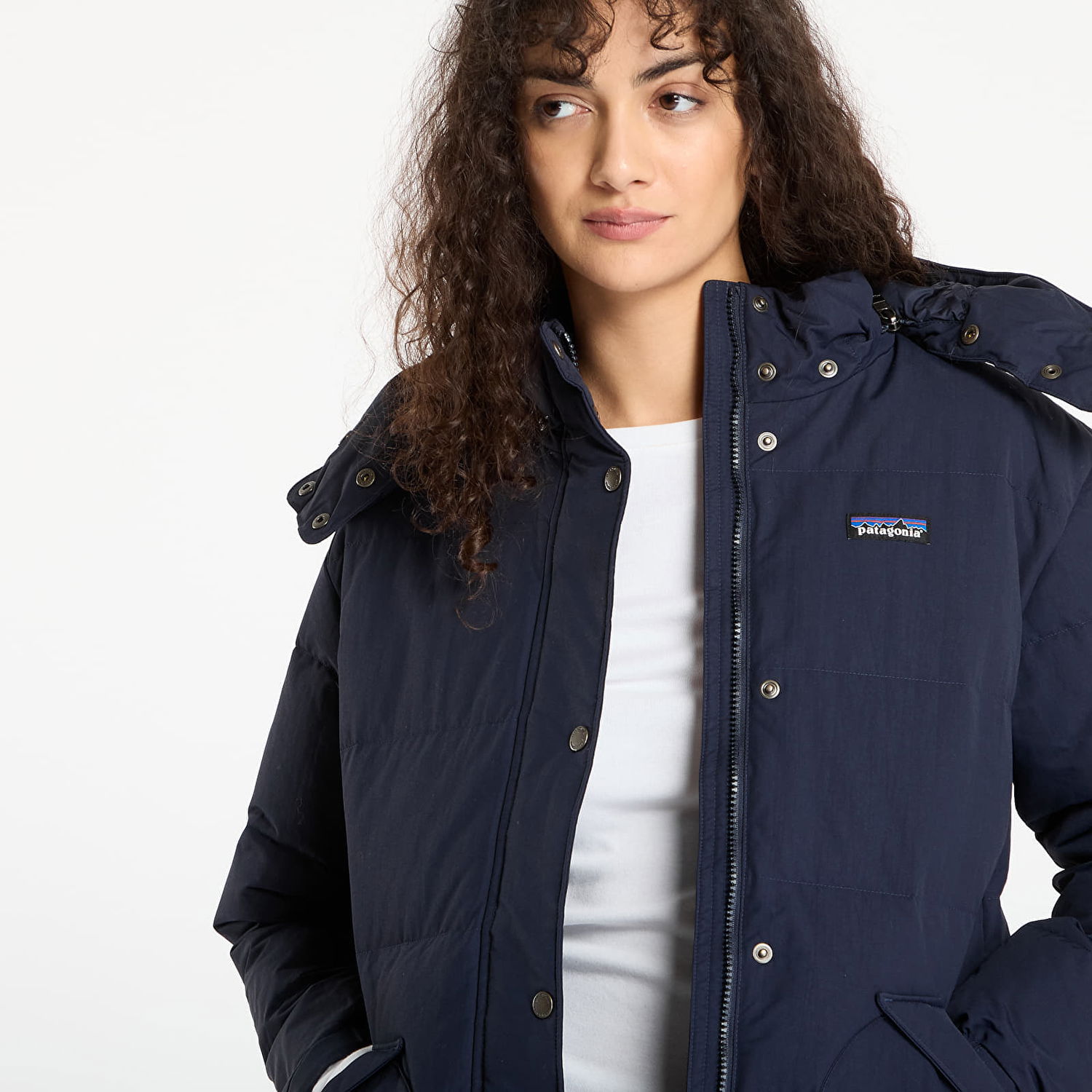 Parka Patagonia Downdrift Parka Mørkeblå | 20605 SNBE, 1