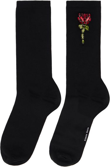 Sokker Simone Rocha Simone Rocha Embellished Carnation Socks Sort | SOCK 58 0639, 2