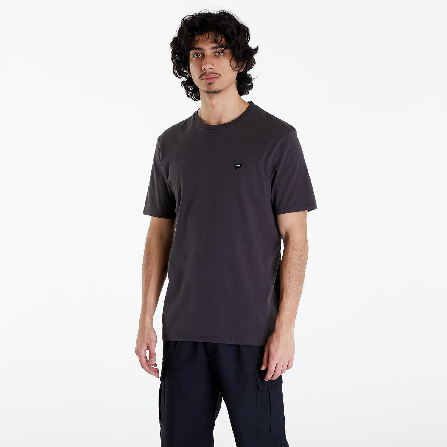 T-shirt Wrangler Sign Off Tee Black Sort | 112351320, 0