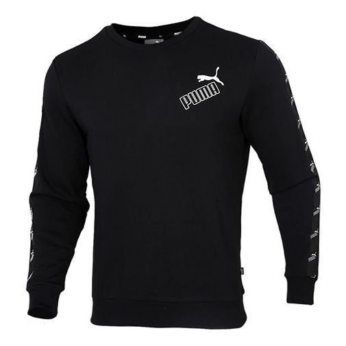 Sweater Puma Amplified Crew Sweatshirt Sort | 586914-01