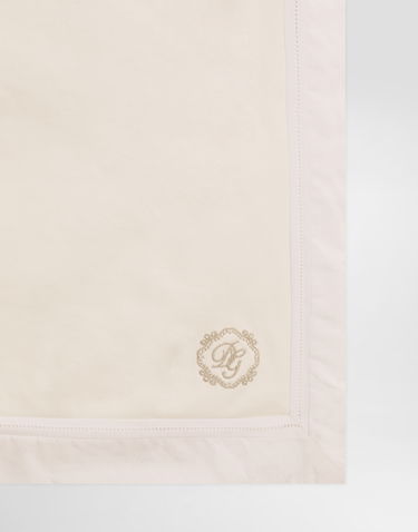 Tøj og tilbehør Dolce & Gabbana Dolce & Gabbana Interlock Blanket With Logo Beige | LNJAH3G7PFQS9000, 2
