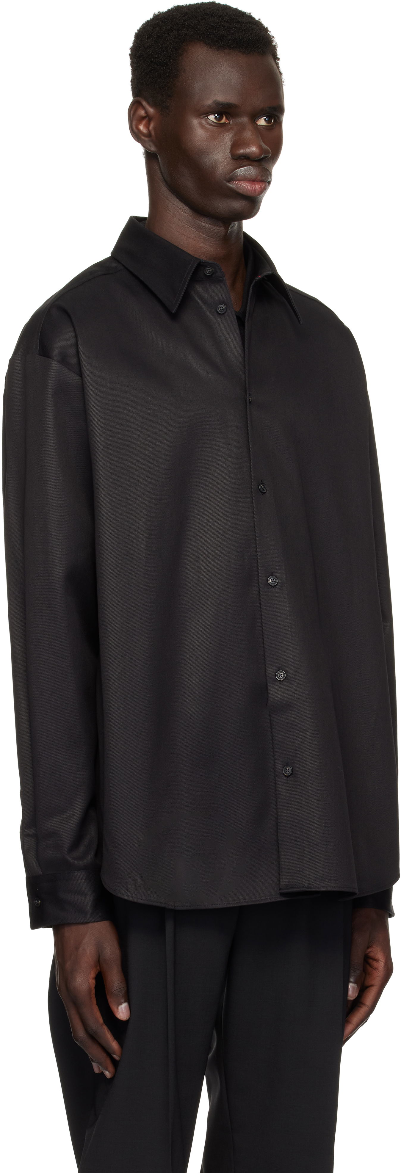 Skjorte BOSS HUGO Twill Shirt Sort | 50534282, 1