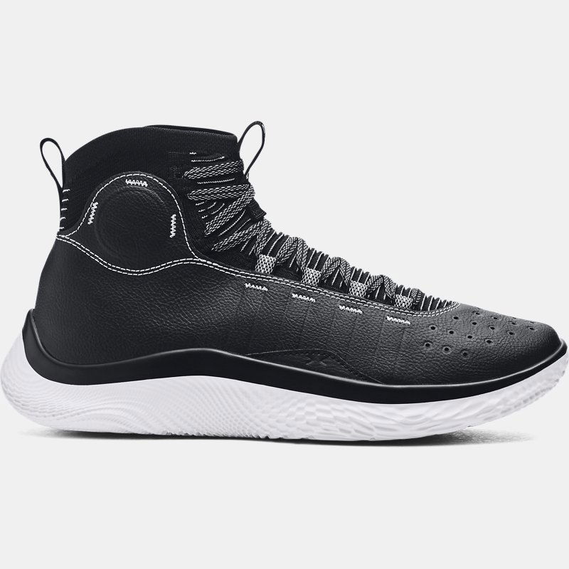 Basketball Under Armour Unisex Curry 4 FloTro Basketballschuhe Schwarz / Halo Grau / Weiß 44.5 Sort | 3024861-001