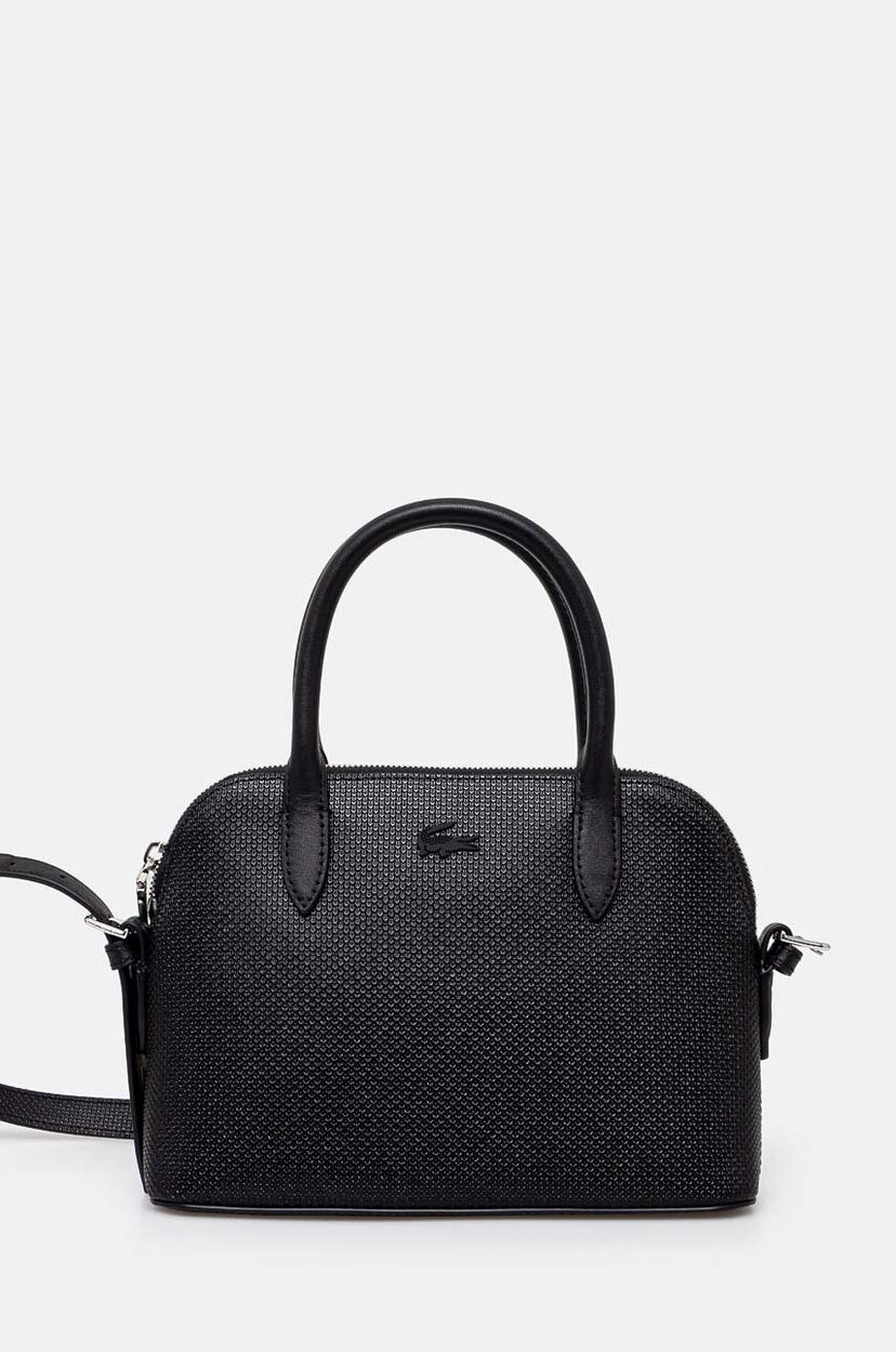Håndtaske Lacoste Lacoste Small Dome Satchel Sort | NF3723KL