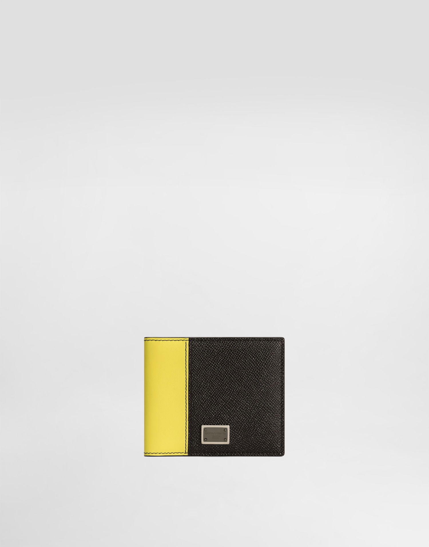 Tegnebog Dolce & Gabbana Dolce & Gabbana Dauphine Leather Bi-Color Wallet Gul | BP1321A6N728N971, 0