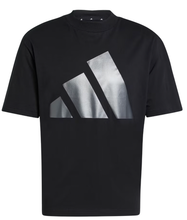 T-shirt adidas Originals Holiday Big Metallic Logo T-Shirt Sort | jm1709, 4